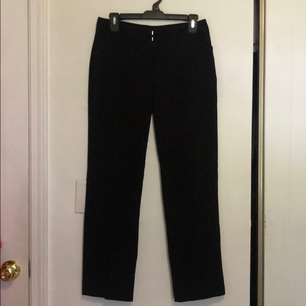 Worthington Size 4P Petite Modern Fit Black Slacks
